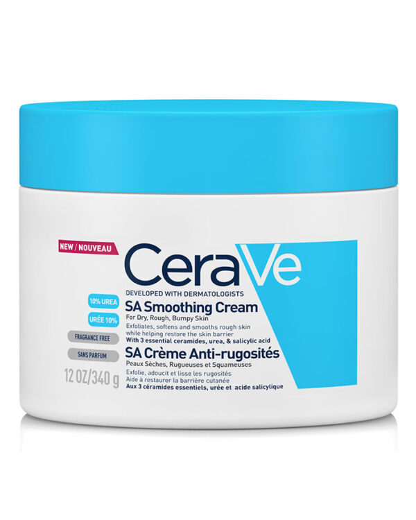 كريم CeraVe SA للبشرة الخشنة والوعرة – تقشير وتنعيم بحمض الساليسيليك والسيراميدات